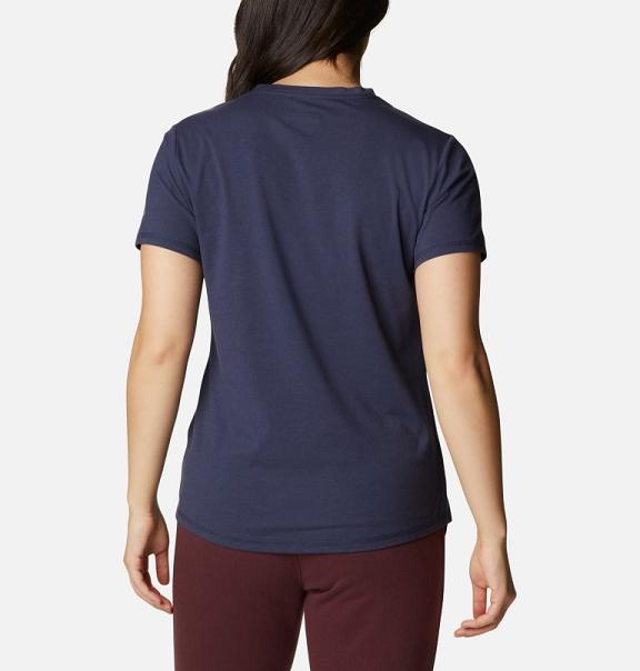 Columbia Sun Trek T-Shirt Blue For Women's NZ38097 New Zealand